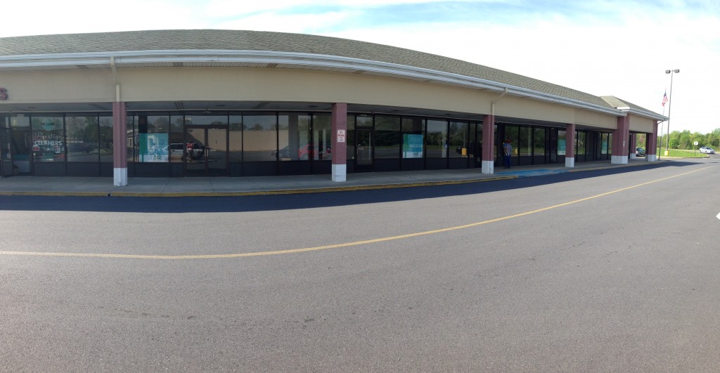 Above is a picture of 5 empty storefronts in the Giant shopping center. This is just one corner. In total there is over a dozen vacancies. 